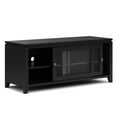 thumbnail image 5 of Cosmopolitan 48 inch Wide Solid Wood TV Stand in Black For TVs up to 55 inches, 5 of 5
