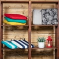 thumbnail image 6 of Mainstays 15.5" x 17" Dark Turquoise Rectangle Outdoor Seat Pad (2 Pack), 6 of 10