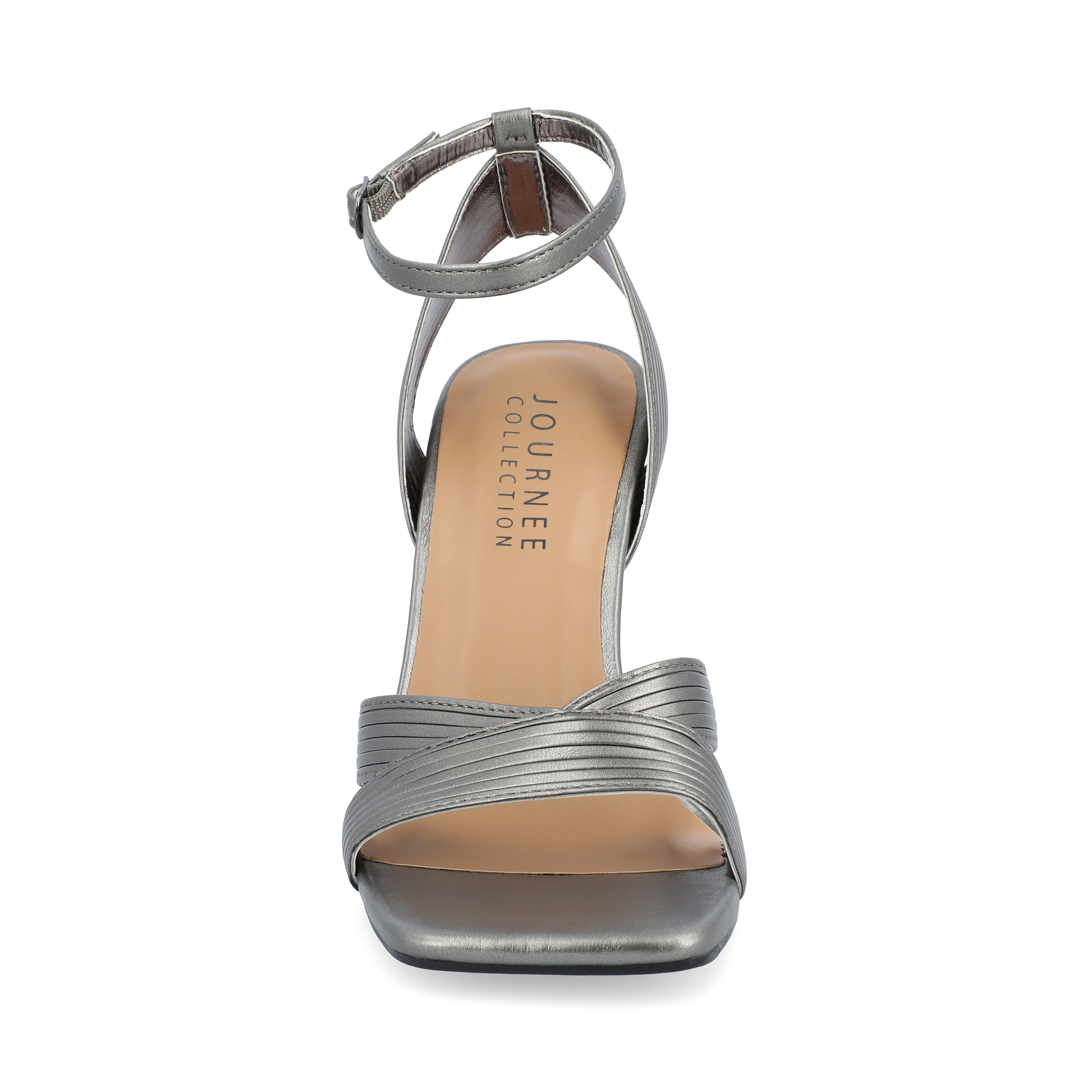 Journee Womens Annett Mid Heel Open Toe Sandals