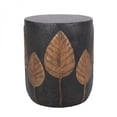 thumbnail image 2 of Outdoor Lightweight Concrete Side Table Copper Finish Magnesium Oxide Construction Boho Accent Table for Patio Porch and Deck, 2 of 8