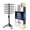 Black, variant on Laflare Standing Braid Hair Organizer – 144 Pegs Hair Extension Holder, Divider & Display Stand for Hair Braiding, Height Adjustable Rack, Easy to Assemble