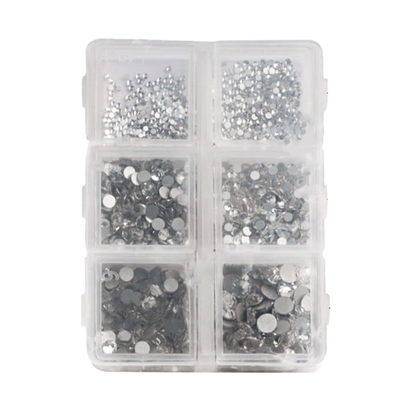 Seitruly 1 bolsa de cristal de cristal fácil de pegar brillo que combina perfectamente con diamantes de imitación para uñas Type3 NO3