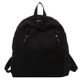 thumbnail image 3 of Womens Solid Color Lightweight Backpack Large Capacity Commuter School Bookbag Back to School Backpack for Women, 3 of 4