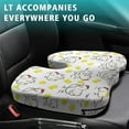 thumbnail image 4 of Premium Chickens Pattern Memory Foam Seat Cushion Ergonomic Chair Pad for Office Chair, Car, Airplane & Bleachers Sciatica, Tailbone Hip & Back Pain Relief - Chair Cushion for Long Office Workers., 4 of 5