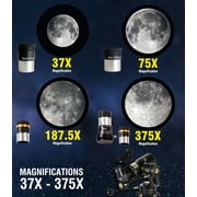 SpectrumOI 70mm Premium Maksutov Telescope for Kids 8-12, Telescope for Beginners, Telescope for Adults, Christmas Gift