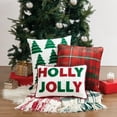 thumbnail image 3 of Truly Soft Christmas Decorative Pillows 100% Microfiber Polyester  18x18 Pillow, All Season, Adult Size, OEKO-TEX Certified, 3 of 7