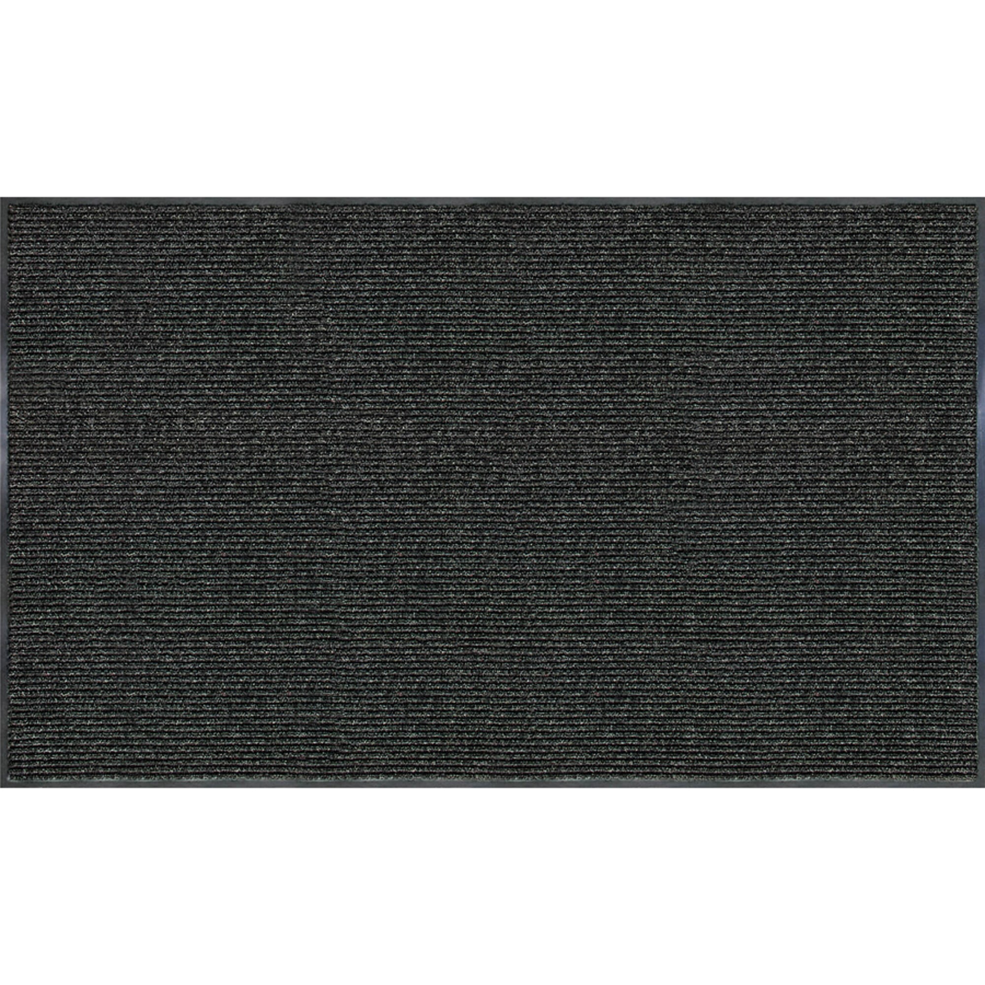 Chacroal Grey Mat Machine Washable Non Slip Commercial Allergy Friendly Doormats 