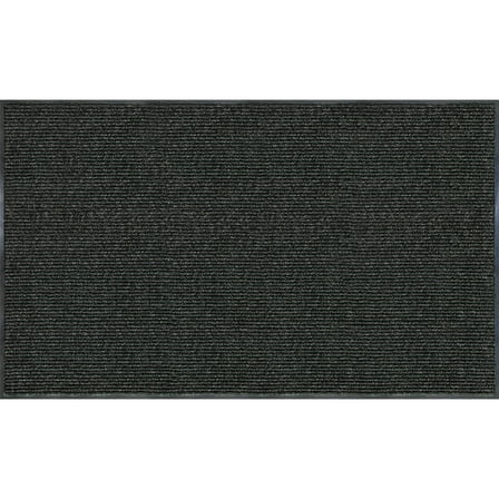 Realspace® Tough Rib Floor Mat, 3' x 5', Charcoal