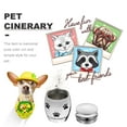 thumbnail image 7 of CIMAXIC Pet Urn Stainless Steel Ashes Storage Box Plated Silver Durable Memorial, 7 of 7