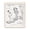 White, variant on Sixtrees WD29080 8 x 10 in. Sophia Natural Grain & White Wood Picture Frame