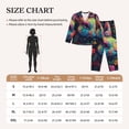 thumbnail image 4 of Sikiie Colorful Patterned Rabbit Women's Long-Sleeve Shirt and Full-Length Bottom Pajama Set (s-xxl)-Medium, 4 of 7