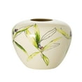 thumbnail image 4 of Sullivans 10" Ceramic Olive Print Table Vase, 4 of 5