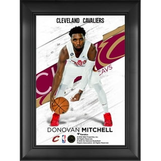 Nike Men's Cleveland Cavaliers Donovan Mitchell #45 Red Dri-Fit Swingman Jersey, Small