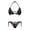Butterfly Flora, variant on Golden Fireworks Stars Moon Pattern Two Piece Bikini Set Sexy Backless Swimwear for Women Quick Dry Adjustable Halter Beach Pool
