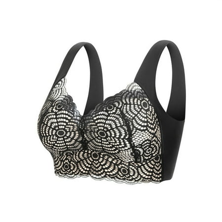 

DNDKILG Underwire Push Up Bra Bras for Women Push-Up Bra Navy 5X-Large