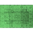 thumbnail image 1 of Ahgly Company Indoor Rectangle Oriental Emerald Green Traditional Area Rugs, 3' x 5', 1 of 4
