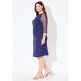 thumbnail image 2 of Catherines Women's Plus Size Ponte Knit Pencil Dress, 2 of 4