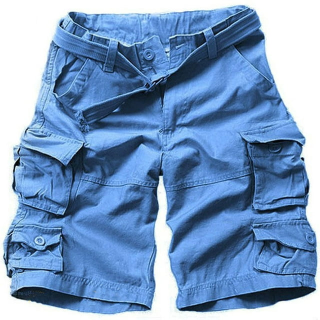 OmicGot SHORTS CARGO d'Été Haute Qualité pour Hommes Multi-Poches