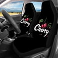 thumbnail image 2 of Jeiento Red Cherry Car Seat Covers for Women Girls Stretch Bucket Seat Cushion Rear Bench Protector Interior Auto Accessories Decor Universal Fit for Most Cars Van SUV Truck, 2 of 6