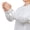 White, variant on Men's Loose Fit Cooling Polyester Sun Protection Sleeves, Breathable Moisture Wicking for Cycling and Driving, Gray
