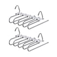 thumbnail image 1 of Multiple Jean Trouser Scarf Hangers For Men Women ABS Multi-functional 2PCS Storage Artifact Stainless Steel Pants Hook, 1 of 14