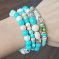 thumbnail image 6 of JINLUO 1-3-6Sets Boho Bohemian Beaded Bracelets Stackable Stretch Bracelets for Women, Adjustable Handmade Multilayer Multicolor Summer Beach Layered Elephant Dangle Bracelets Jewelry Holiday Gift, 6 of 10