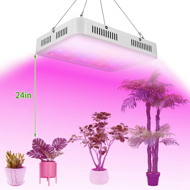 iMounTEK LED Grow IR Indoor Flower 1000W for Lamp Bulb Full Veg Light Plants Spectrum Growing Panel Lamp UV