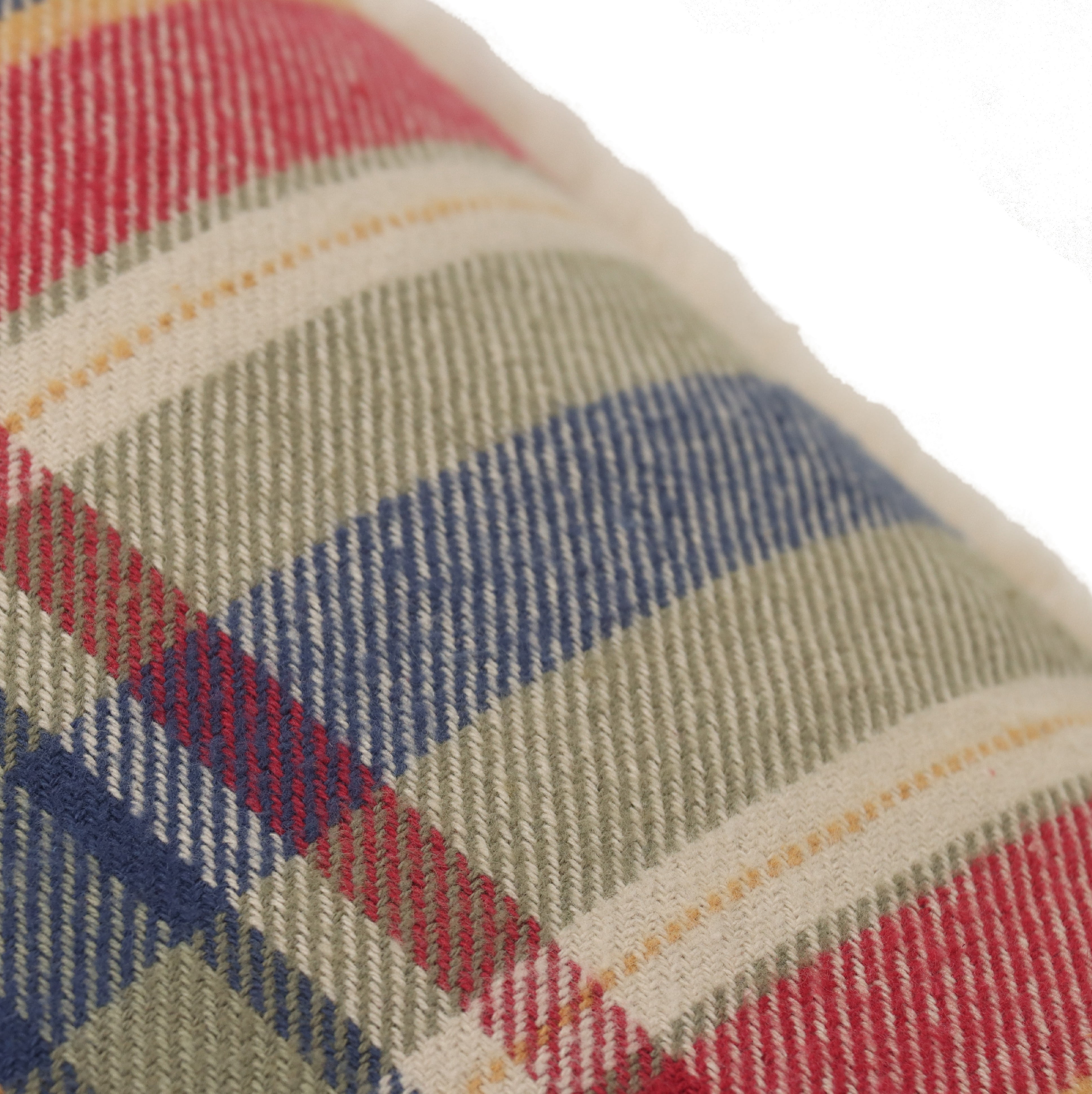 Better Homes & Garden 20"x20" Beige Cozy Tartan Plaid Decorative Throw Pillow