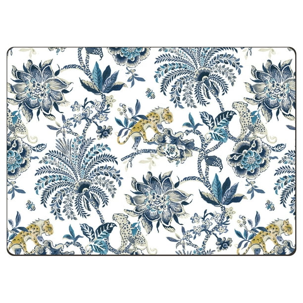 Cala Home "Braganza Blue" Premium Decorative Hardboard Cork Back