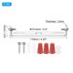 thumbnail image 2 of Kit de soporte de montaje universal para luminarias Uxcell de 110mm (4.33"), placa de techo redonda con tornillo de 4 piezas, 2 of 7