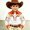 Orange, variant on VOUZZA Boys 3D Western Cowboy Shirt Classic Rodeo Frontier Theme Printed Long Sleeve Button Down Collared Casual Blouse for Kids Ages 4-13