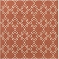 thumbnail image 5 of Hauteloom Wales Living Room, Bedroom Patio Outdoor Area Rug - Traditional, Transitional - Rust, Beige - 7'3" Square, 5 of 13