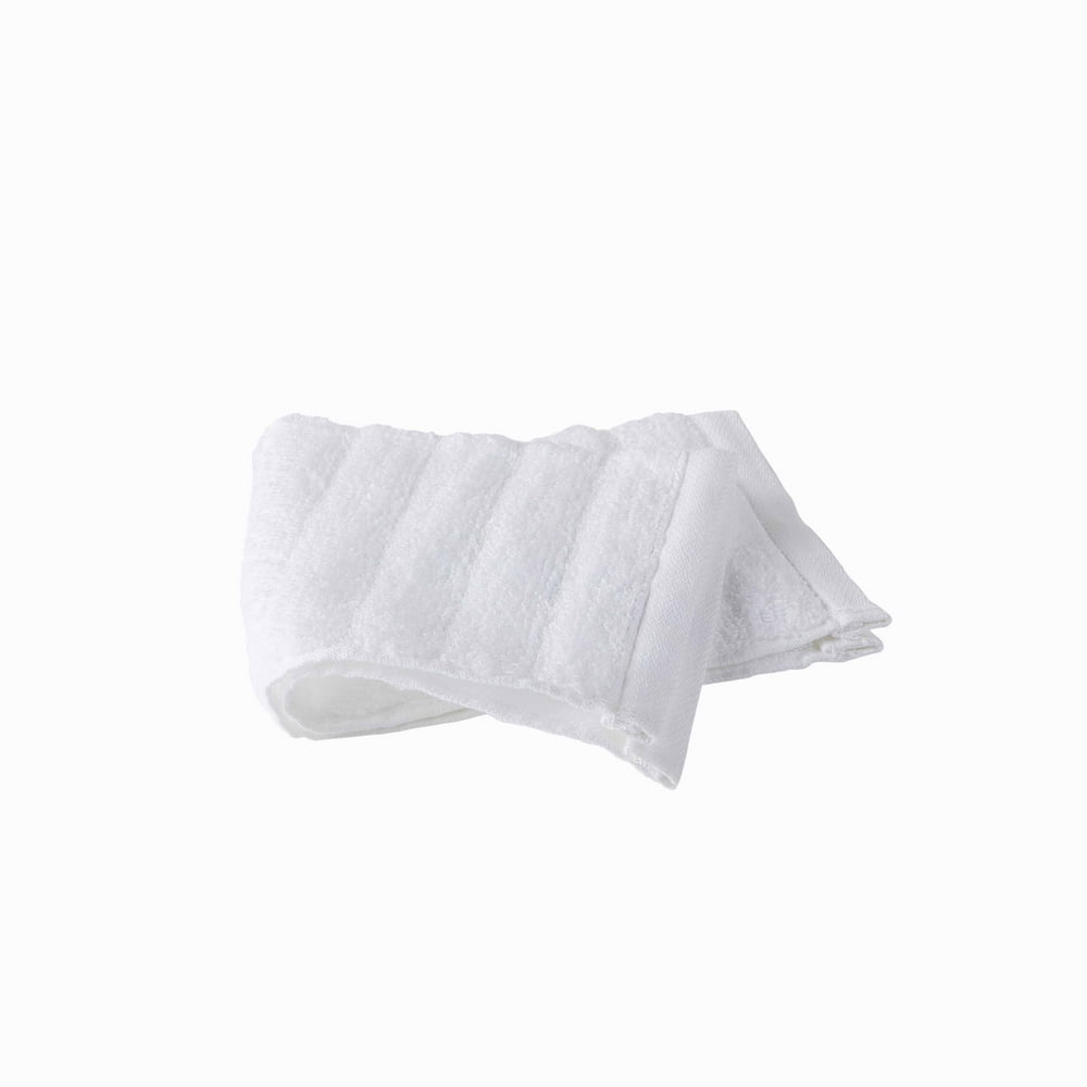 Mainstays Performance Textured Washcloth, 12" x 12", Arctic White