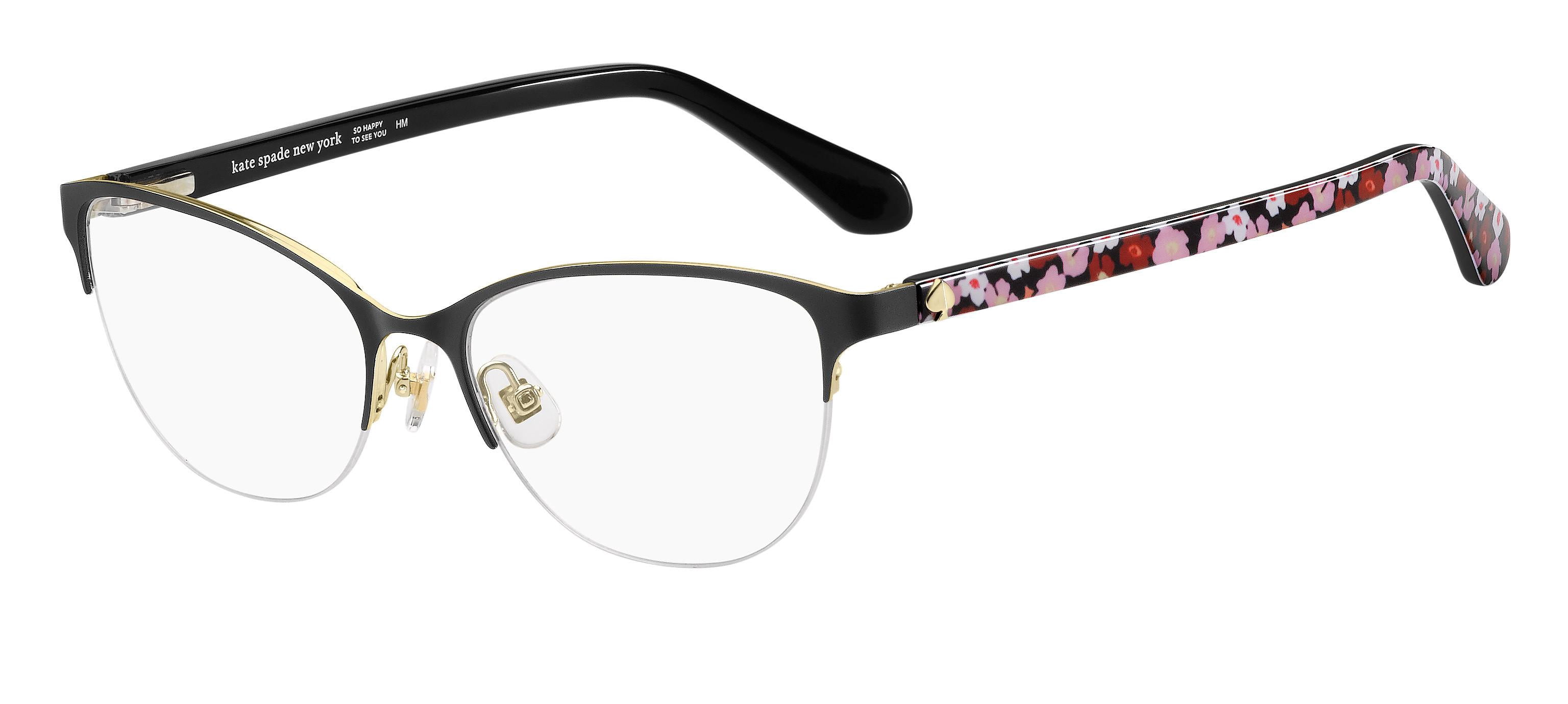 Kate Spade KS Diandra Eyeglasses 0INA Dmnfbr Black - Walmart.com display picture 1
