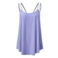 thumbnail image 4 of Women's Tank Tops Summer Tank Tops Embroidery For Women Sleeveless Loose Fit Neck Casual Blouse Cute For Womens Trendy,Purple Women's Tanks & Camis L, 4 of 5