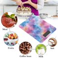 thumbnail image 4 of High Precision Digital Kitchen Scale Tempered Glass Food Scale Multifunction Scale Small Kitchen Appliances Watercolor Powder Blue Pattern, 4 of 7