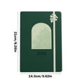 thumbnail image 3 of QVNFKO 2025 Planner Academic Journal Weekly Monthly Planner Journal with Elastic Band Pen Holder Timetable Green 214, 3 of 8