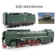 thumbnail image 1 of 1:87 locomotora de de aleación, motor de , trenes, modelo de juguete musical, hacia atrás, juguete para , Verde Hugo Tren de vapor ligero, 1 of 9