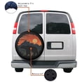 thumbnail image 4 of KAKALAD Bear Sunset Mountains Spare Tire Cover Universal Vehicle Accessories Buckle Car Tools 15”in, 4 of 6