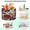 thumbnail image 5 of BZSMCE Decorative Storage Open Bins 20x14in In Red Rose Butterflies Printed, 5 of 6