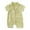 Yellow, variant on Toddler Boys Girls Button Down Romper Sleeper Infant Cotton Short Sleeve Pajamas Jumpsuit Bodysuit for 0-3 Years