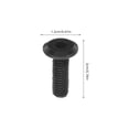 thumbnail image 2 of OUNONA 50pcs Flat Head Fully Threaded Screws Hexagonal Socket Cap Screws for Shelving Units, 2 of 8