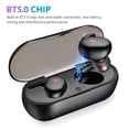 thumbnail image 3 of Auriculares BT Irfora Auriculares inalámbricos BT Auriculares deportivos internos Chip BT5.0 Diseño ergonómico Control táctil inteligente Amplia compatibilidad Negro Irfora Auriculares BT, 3 of 7