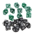 thumbnail image 1 of Juego de 20 Dados Acrílicos Sunnimix Opacos D10 para Mazmorras y Juguetes, 1 of 8