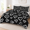 Black Love Heart-Full, variant on Forter Set 2 Pieces Makeup Pink Bedding All Season