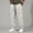 White, variant on Men's Multi-Pocket Straight Leg Cargo Pants, Side Patch Pockets with Button Closure, Classic Fit for commute casual daily wear White XXXL