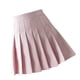 thumbnail image 3 of Falda plisada Mini uniforme de colegiala de tenis de cintura alta con pantalones cortos, rosa, L Vogacara AP001094-13, 3 of 7