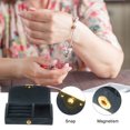 thumbnail image 2 of Desktop Jewelry Box Decorative Jewelry Storage Case Compartment Earring Case, 2 of 9
