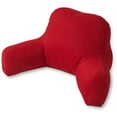 thumbnail image 2 of Solid Scarlet Red Cotton Duck Bed Rest Pillow, 2 of 4