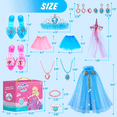 thumbnail image 2 of Huge Wave Princess Toy, Double Girls Dress-up Toy Set and for Girls, Unicorn and Frozen Princess Christmas Birthday Gift for Girl 3-6 Years, for Little Girls Ages 3 4 5 6 7 Year., 2 of 6